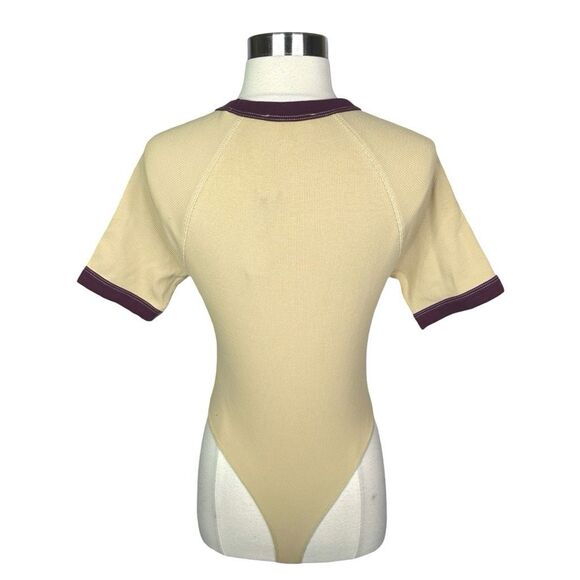 Steve Madden Darren Bodysuit - New Taupe - Size Medium - Picture 6 of 8